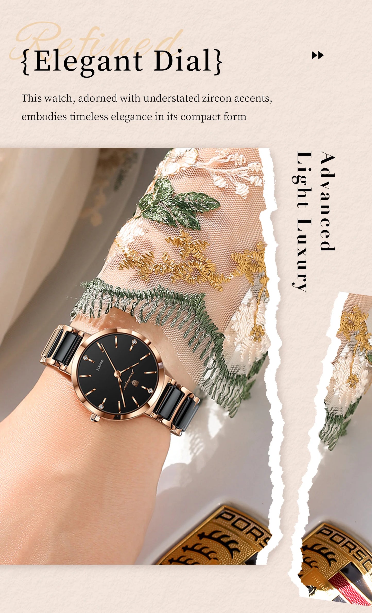 Top Diamond Luxury Watch For Woman High Quality Waterproof