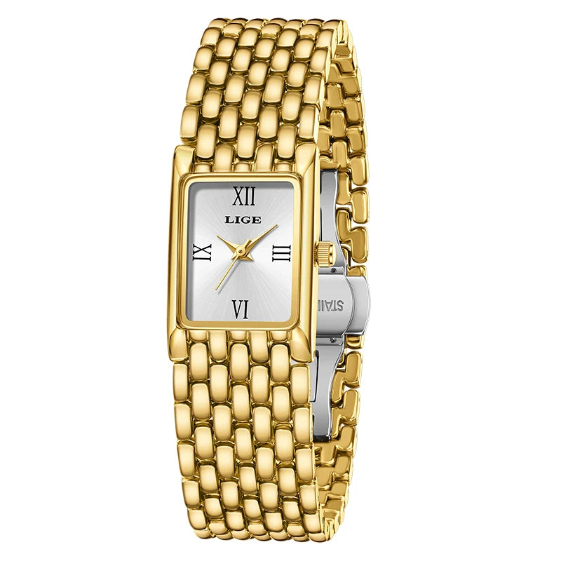 LIGE New Design Ladies Watch Fashion Quartz Wristwatch