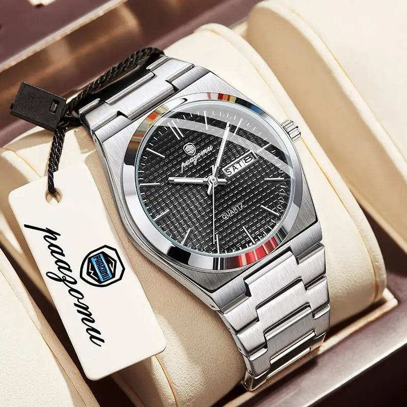 Original Luxury Men Clock Fashion Luminous Waterproof