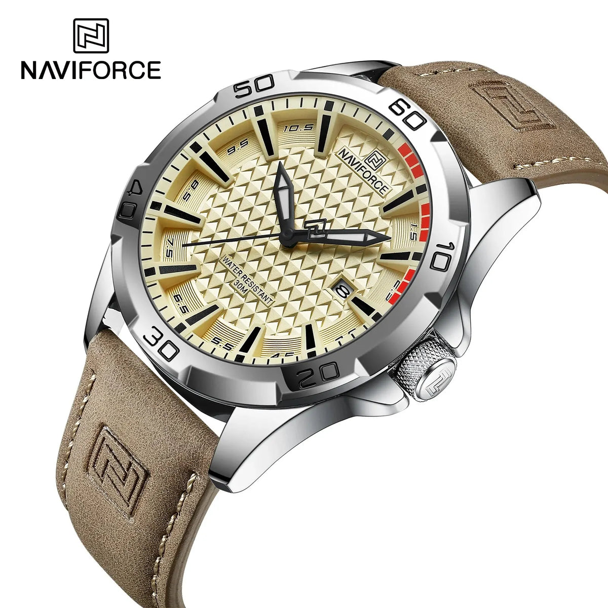 Men Casual Sport Military Quartz Calendar Wrist Watch for Man