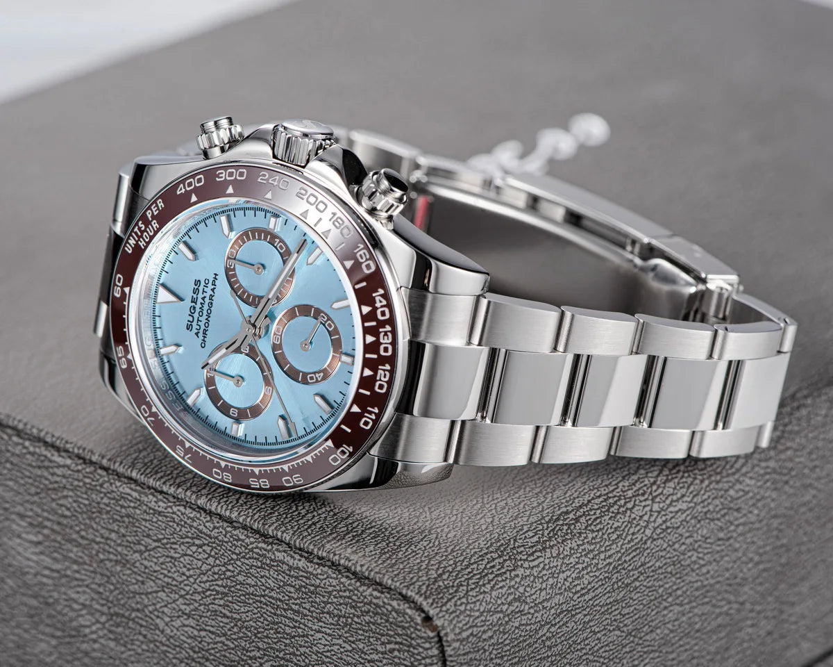 Diving Men Watch Panda Automatic Mechanical Chronograph