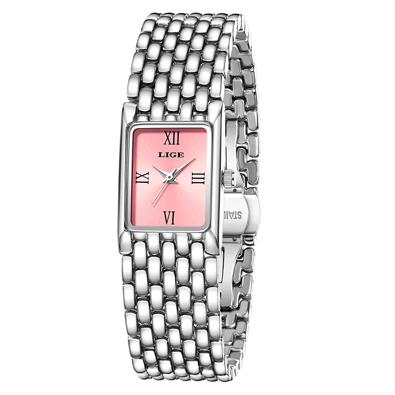 LIGE New Design Ladies Watch Fashion Quartz Wristwatch