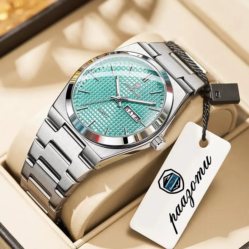 Original Luxury Men Clock Fashion Luminous Waterproof