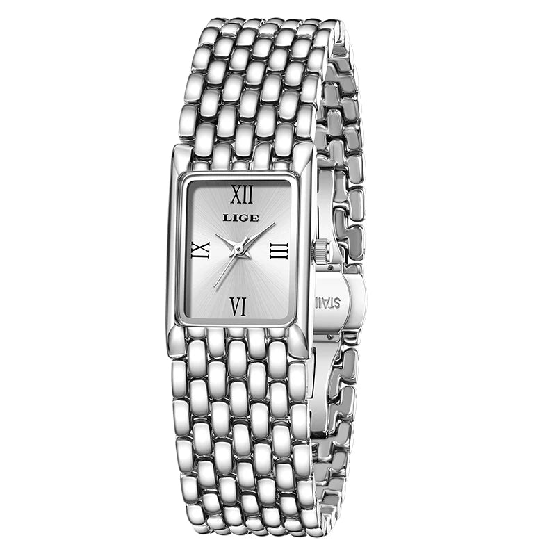 LIGE New Design Ladies Watch Fashion Quartz Wristwatch