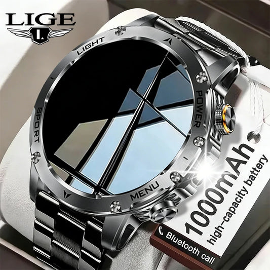 New GPS Outdoor Sports Smart Watch Men AMOLED Screen