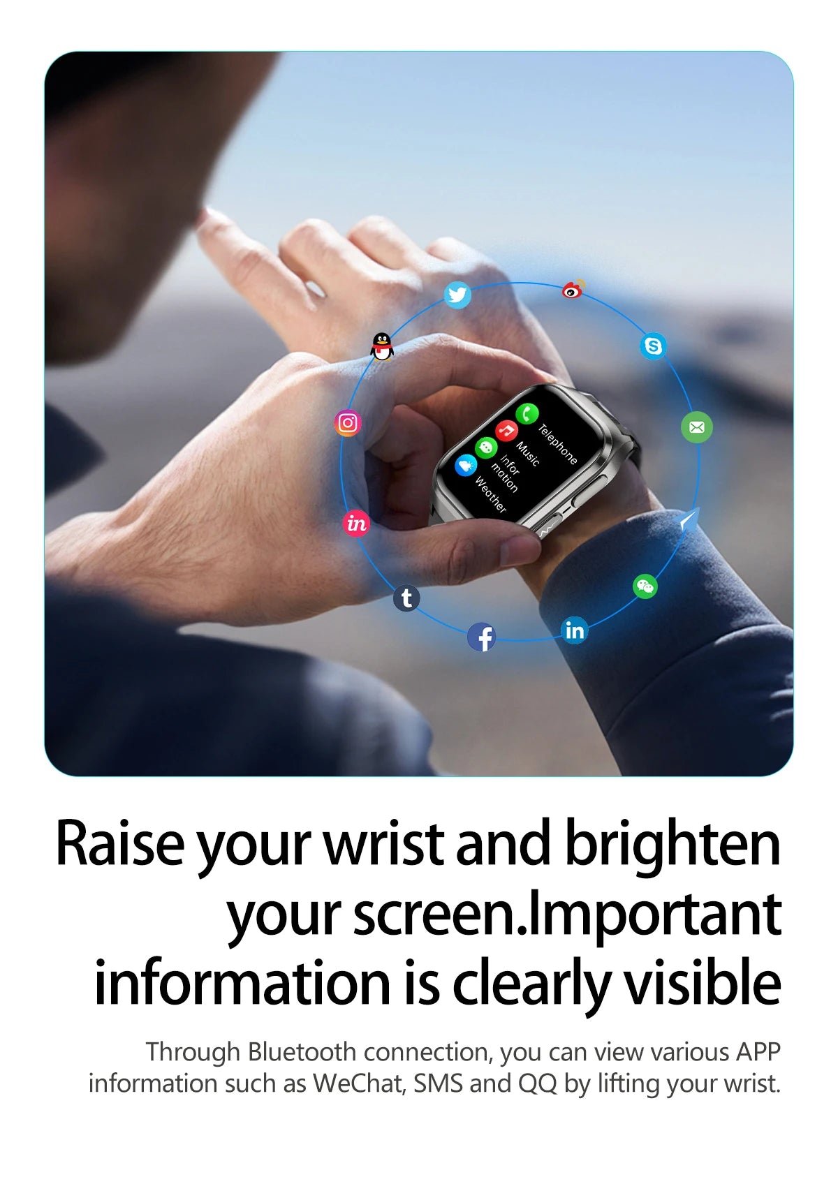 New Airbag Smart Watch Men AI Diagnosis Accurate Blood Pressure