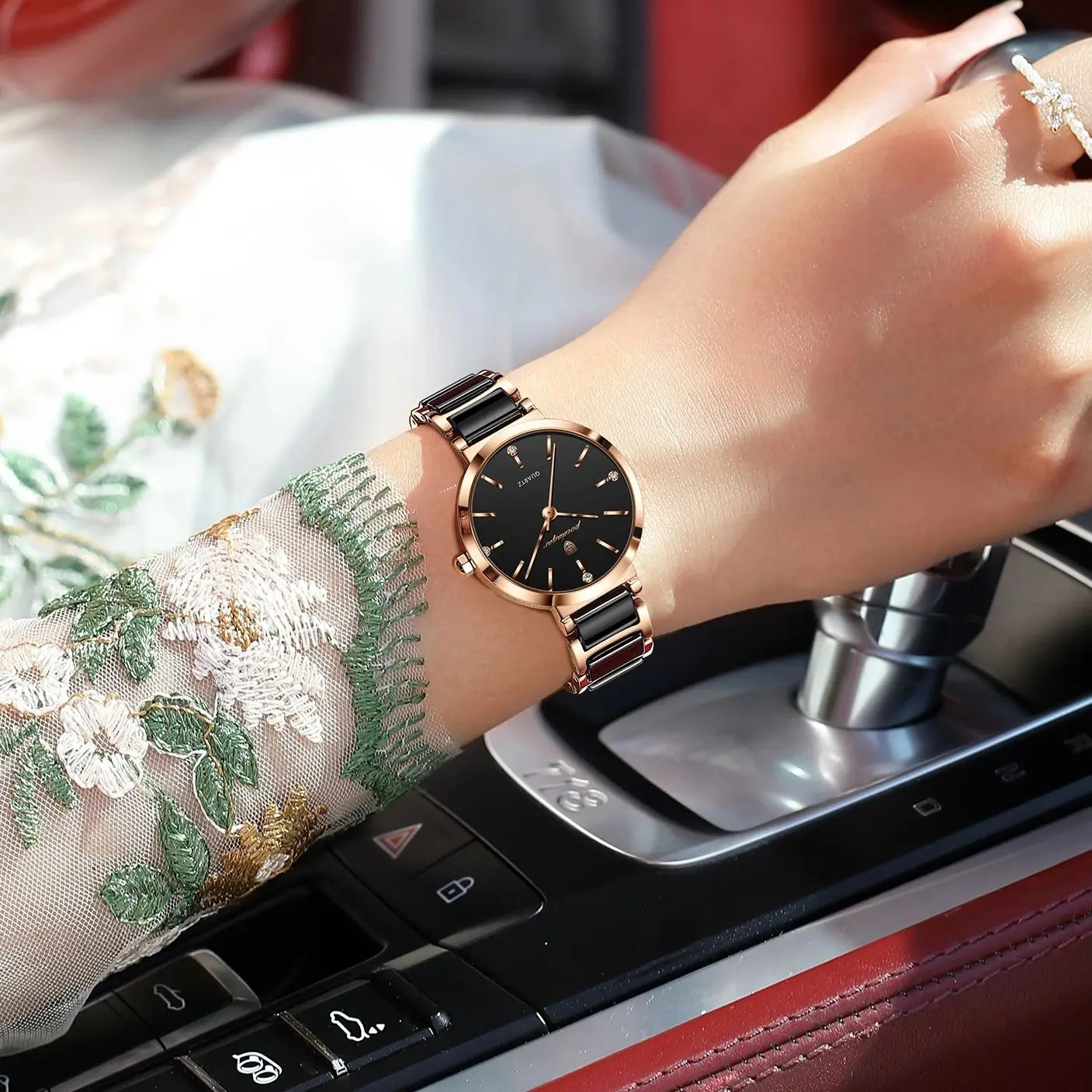Top Diamond Luxury Watch For Woman High Quality Waterproof
