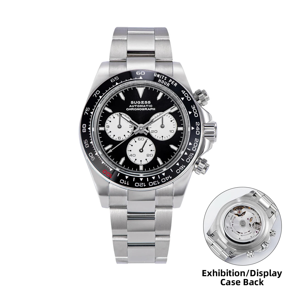 Diving Men Watch Panda Automatic Mechanical Chronograph