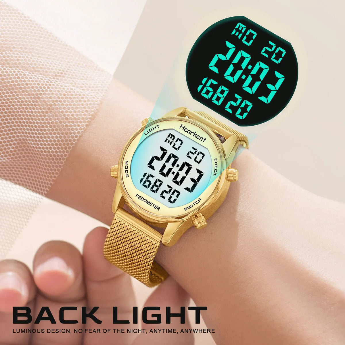 Pedometer Watches Sport Step Counter Women's Watches