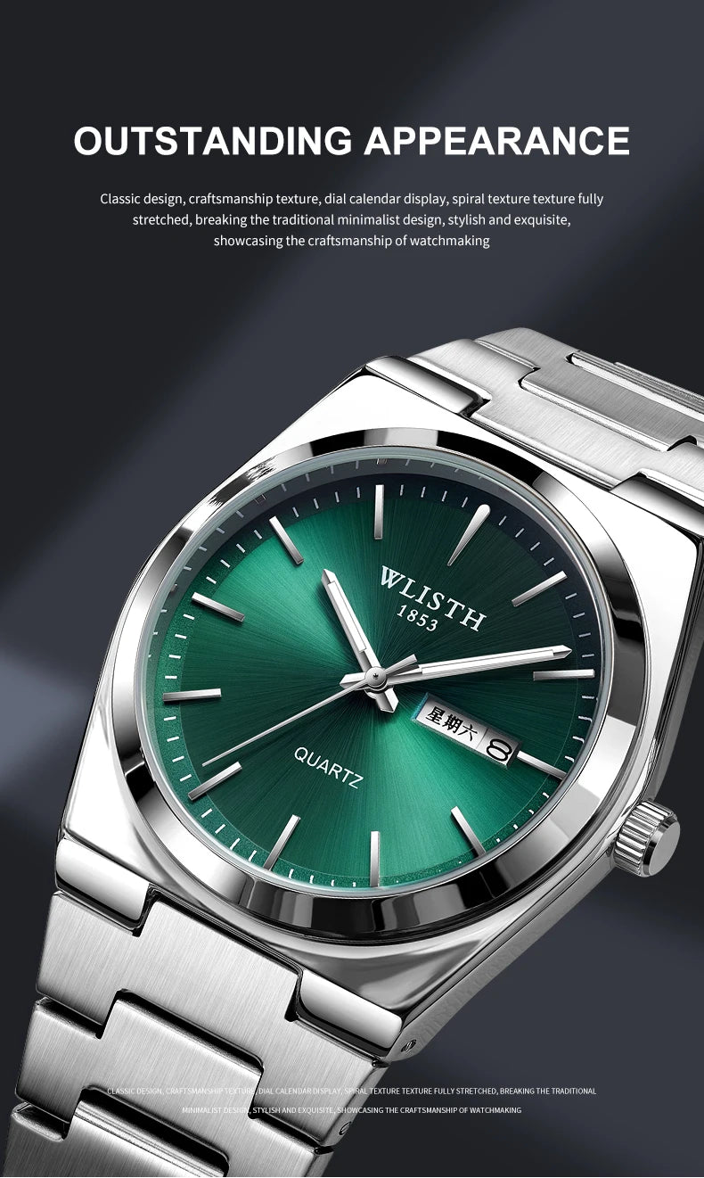 Man Watch Quartz Watch Luxury Waterproof Luminous