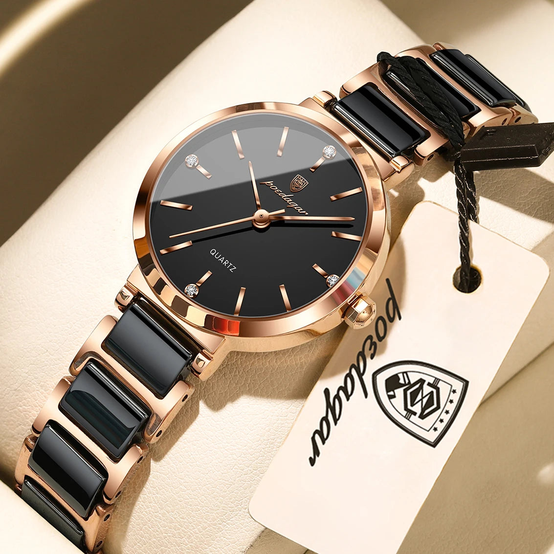 Top Diamond Luxury Watch For Woman High Quality Waterproof