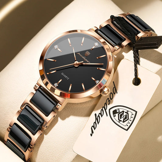 Top Diamond Luxury Watch For Woman High Quality Waterproof