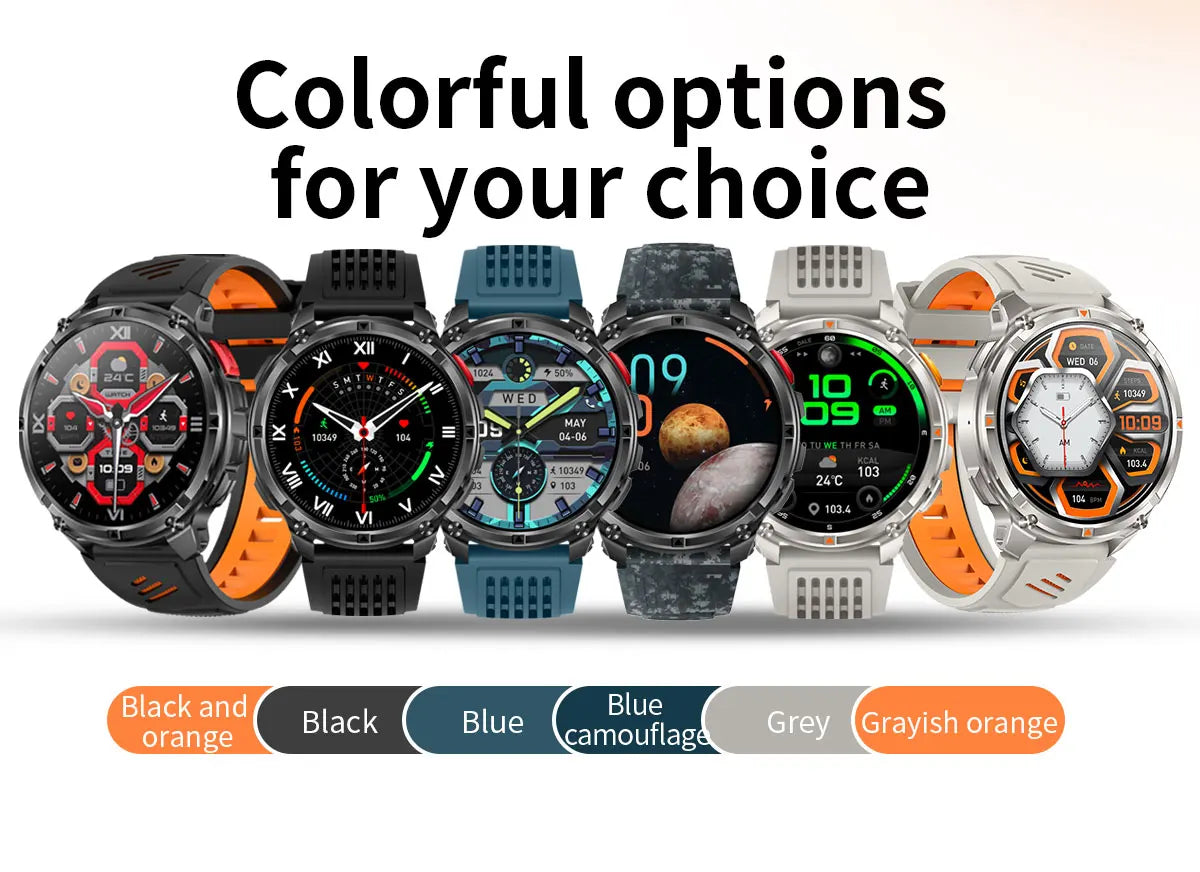 New T-Rex3 Pro 1100mAh Battery Smart Watch GPS Smartwatch
