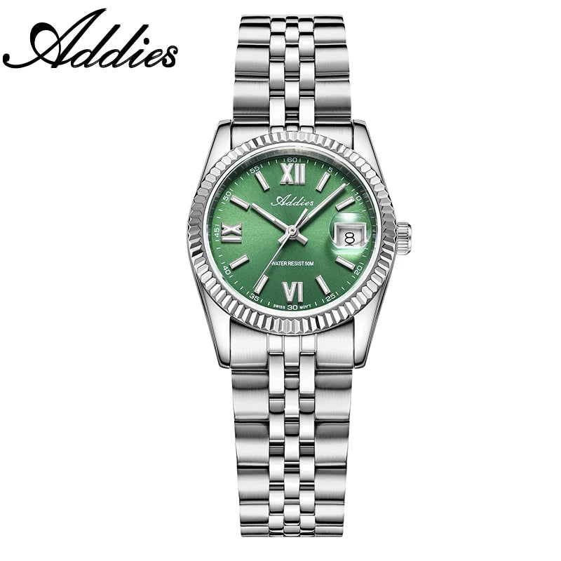 Addies New Ladies Quartz Watch 28mm Sapphire Mirror Watches