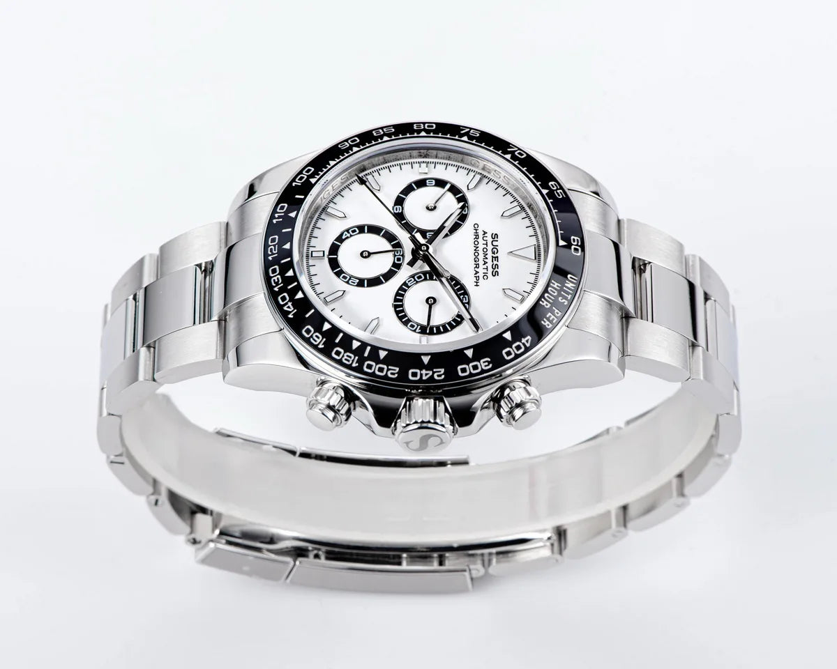 Diving Men Watch Panda Automatic Mechanical Chronograph