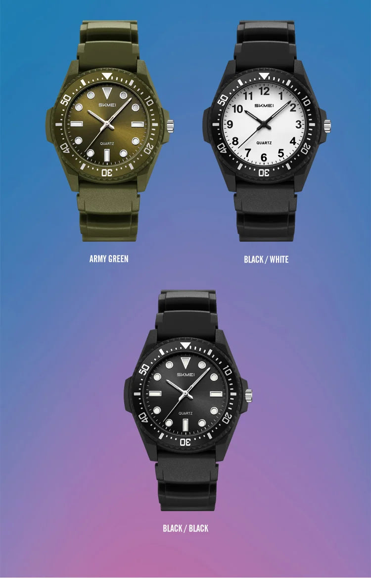 SKMEI 2622 Fashion Quartz Wristwatch 50M Waterproof Kid Watch