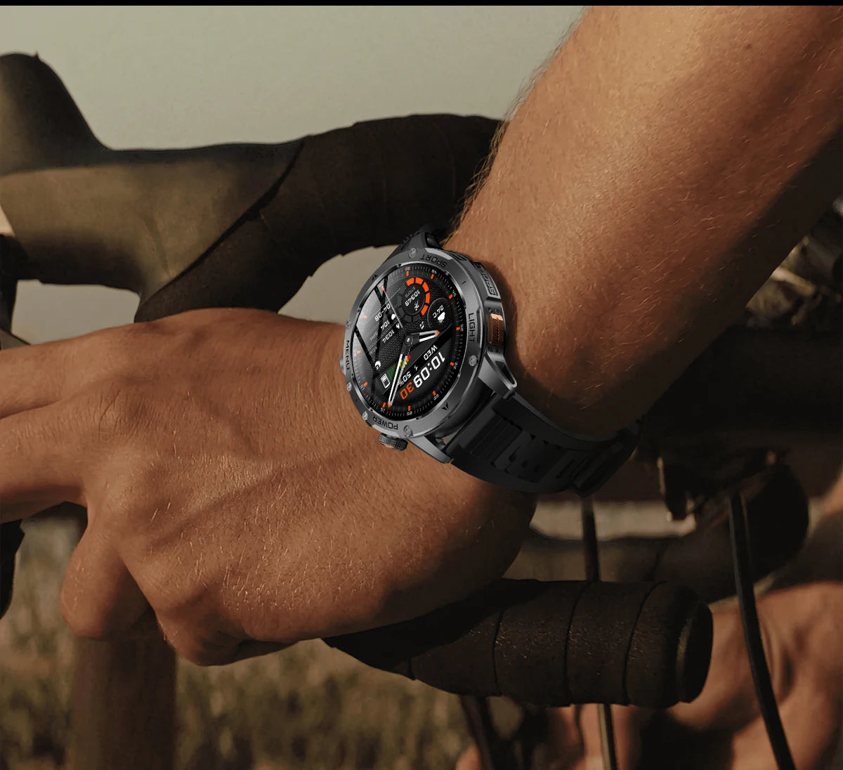 New GPS Outdoor Sports Smart Watch Men AMOLED Screen