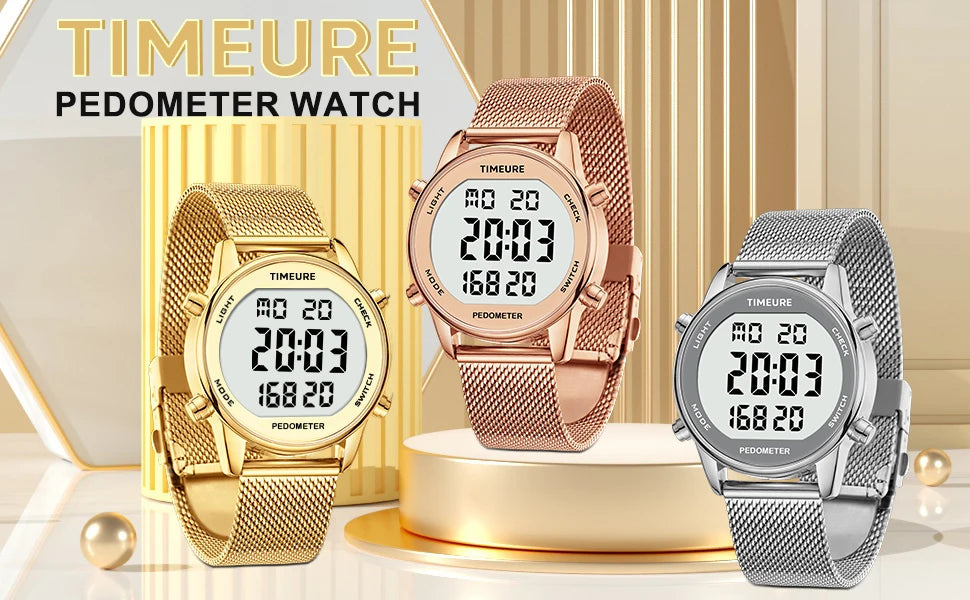 Pedometer Watches Sport Step Counter Women's Watches