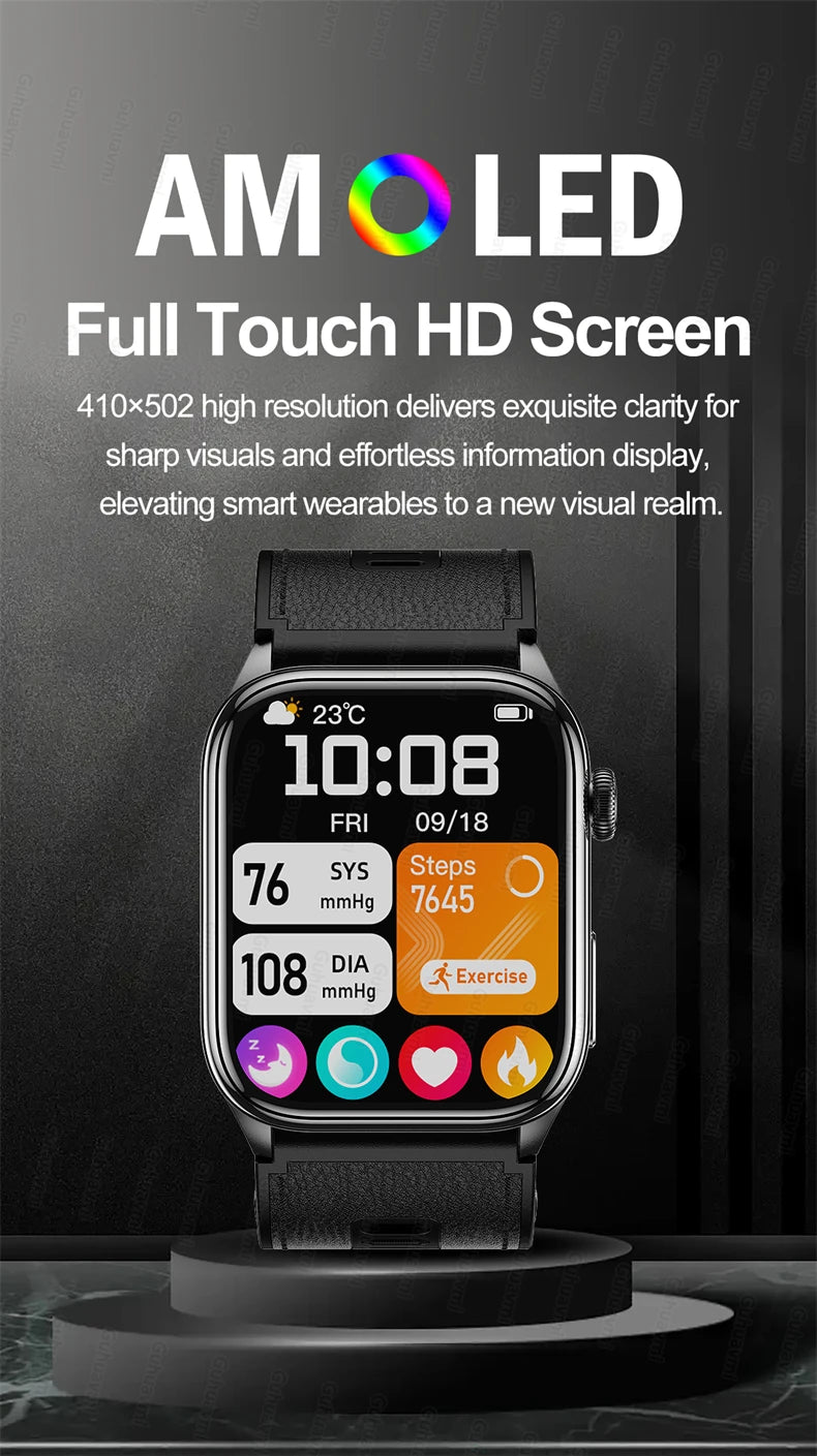 New Upgrade Air pump Smart Watch airbag Accurate Smartwatch