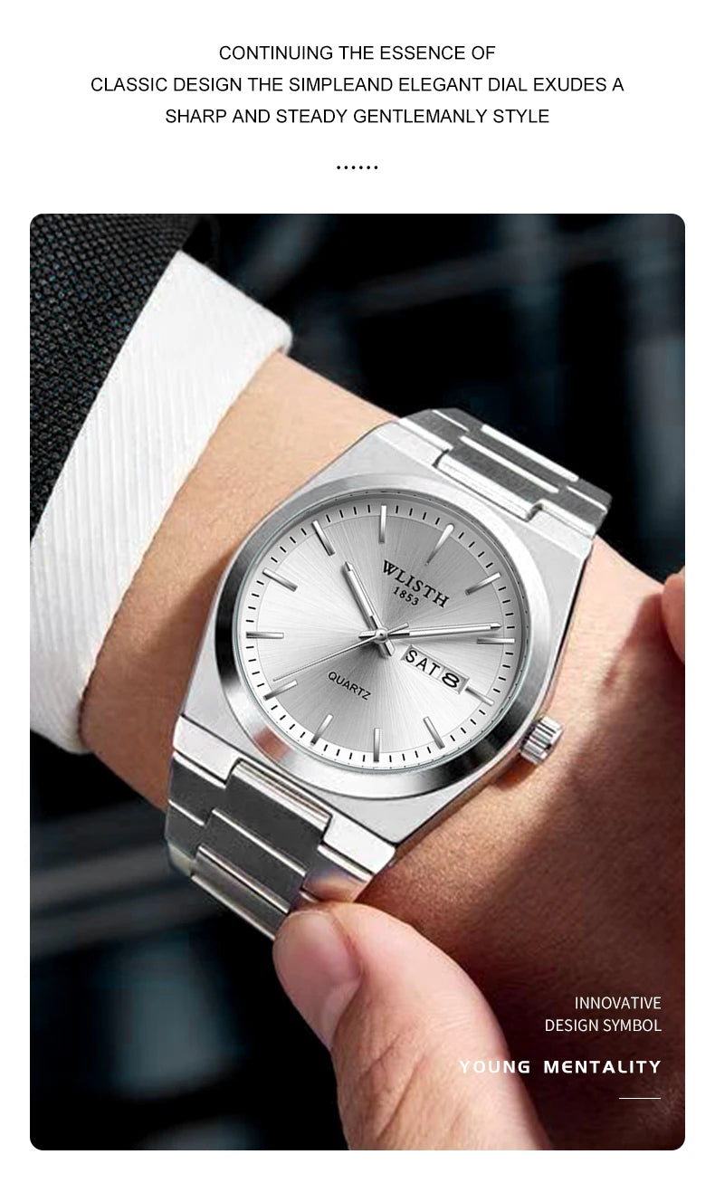 Man Watch Quartz Watch Luxury Waterproof Luminous