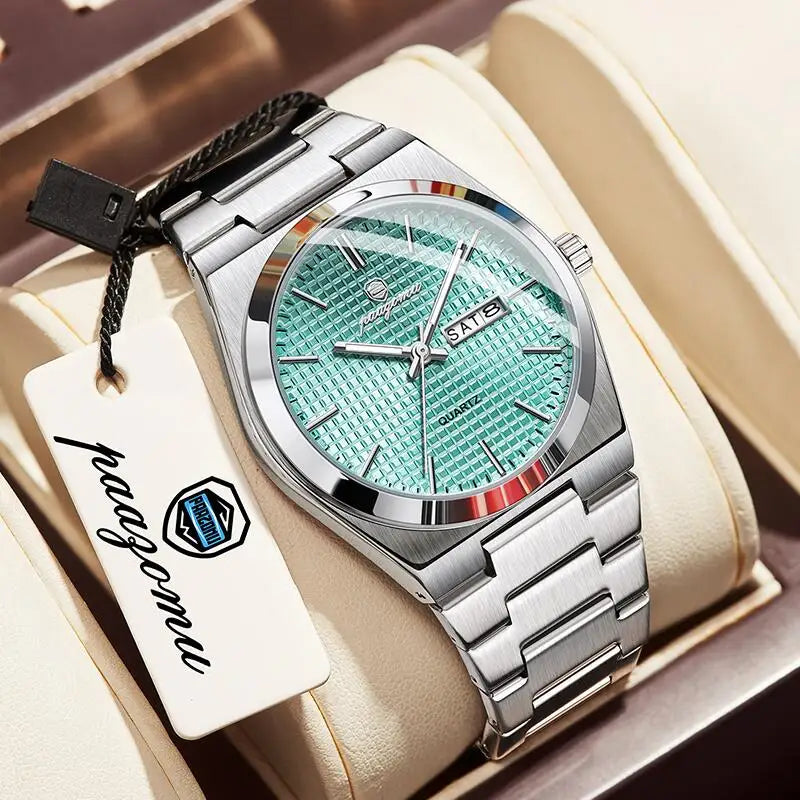 Original Luxury Men Clock Fashion Luminous Waterproof