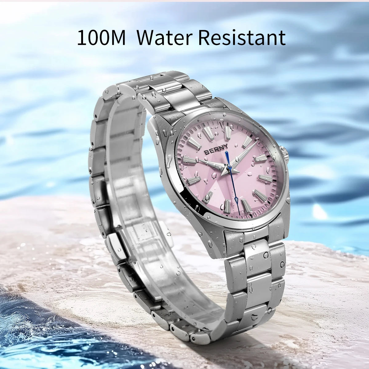 Quartz Women Watch Stereo Dial 39mm Watch Waterproof