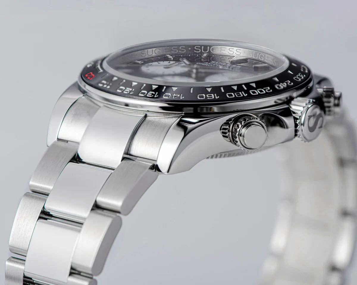 Diving Men Watch Panda Automatic Mechanical Chronograph