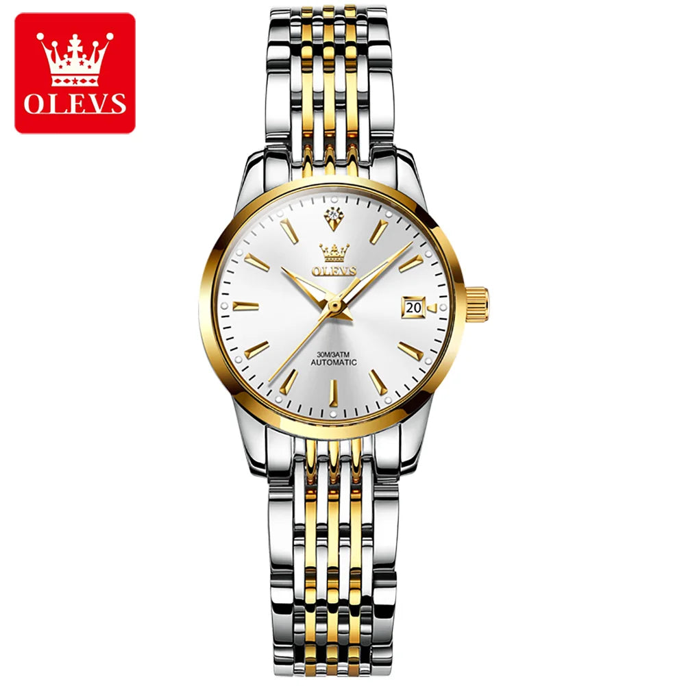 Luxury Brand Ladies Watch Automatic Mechanical Wristwatch