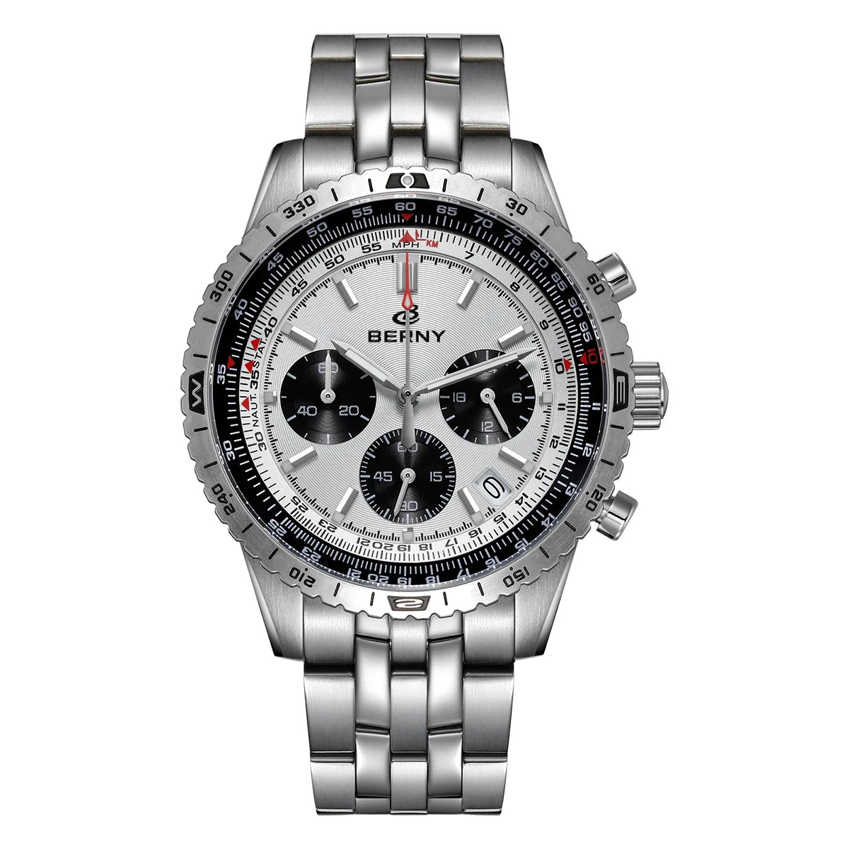 Chronograph Watches for Men Aviation Multifunction Quartz