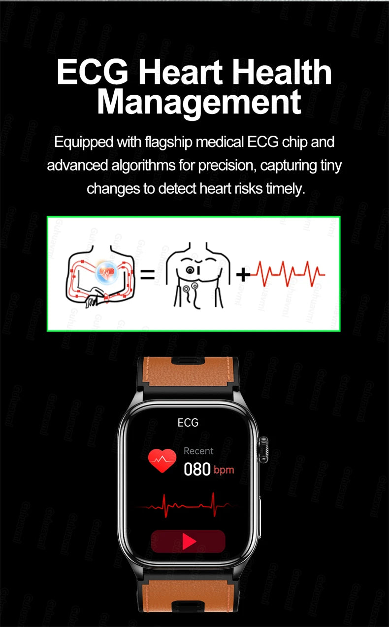New Upgrade Air pump Smart Watch airbag Accurate Smartwatch
