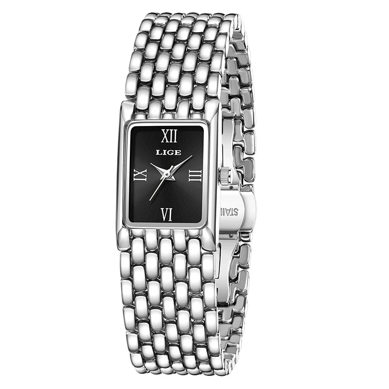 LIGE New Design Ladies Watch Fashion Quartz Wristwatch