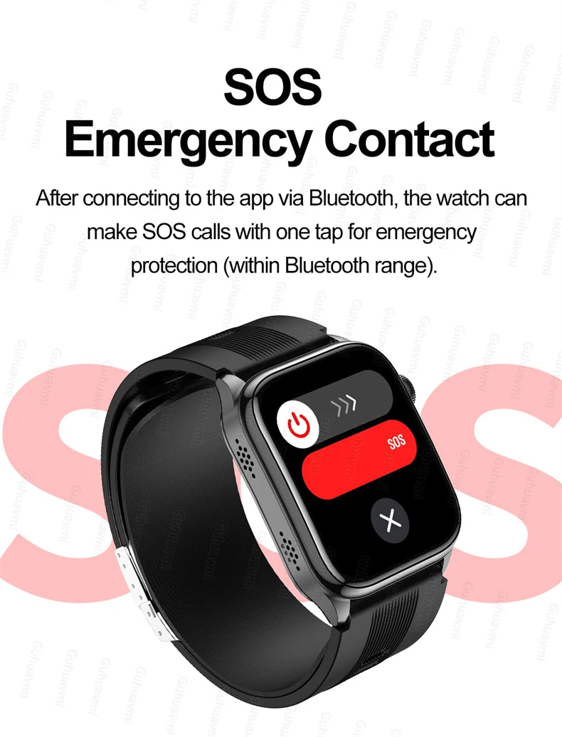 New Upgrade Air pump Smart Watch airbag Accurate Smartwatch