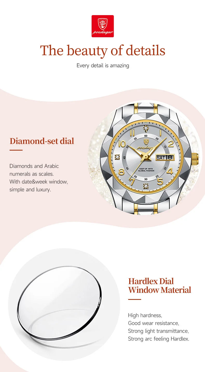 Top Fashion Women's Watches Luminous Elegant Ladies Watch