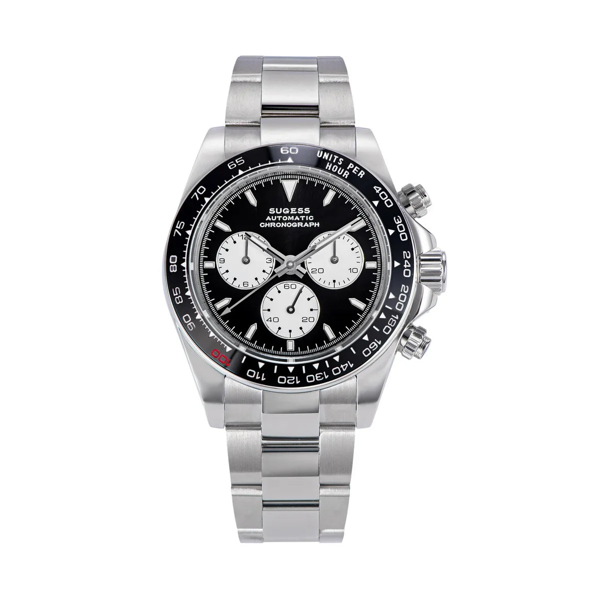 Diving Men Watch Panda Automatic Mechanical Chronograph