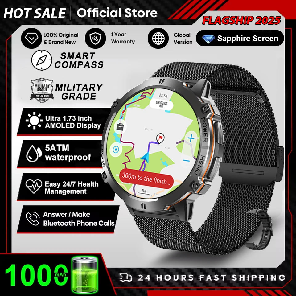 T-Rex 3 Military Grade 1000mAh Battery Smart Watch Sports
