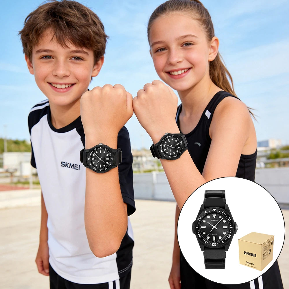 SKMEI 2622 Fashion Quartz Wristwatch 50M Waterproof Kid Watch