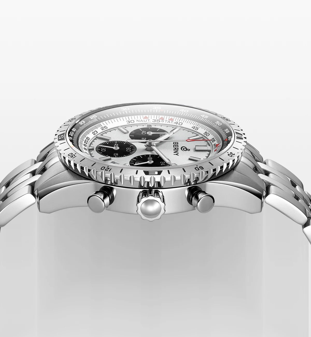 Chronograph Watches for Men Aviation Multifunction Quartz