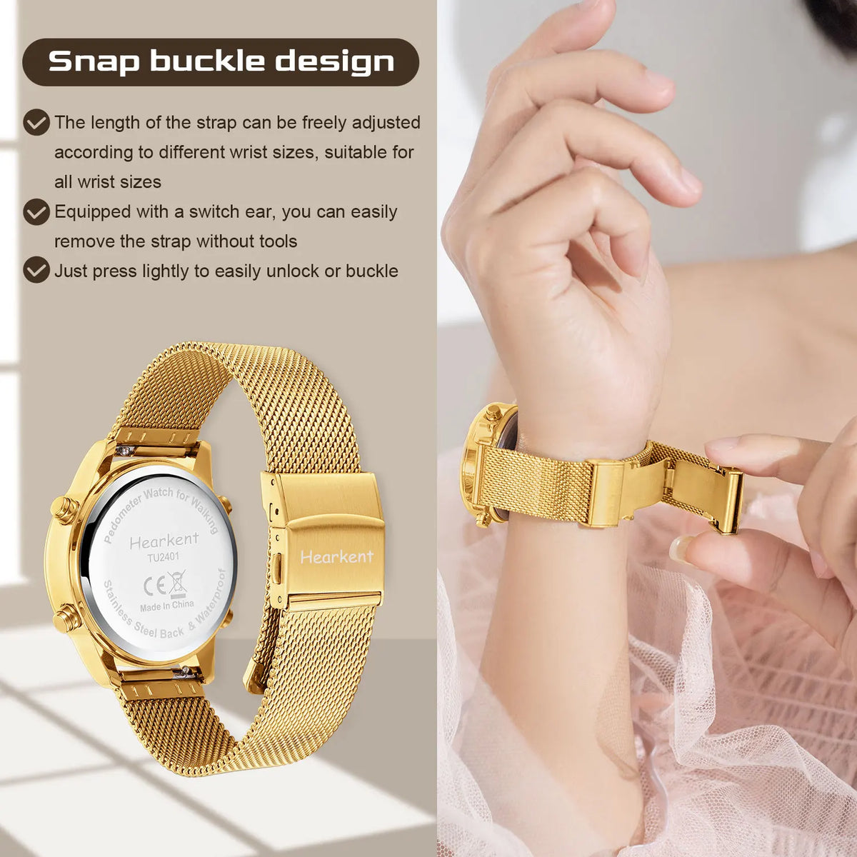 Pedometer Watches Sport Step Counter Women's Watches