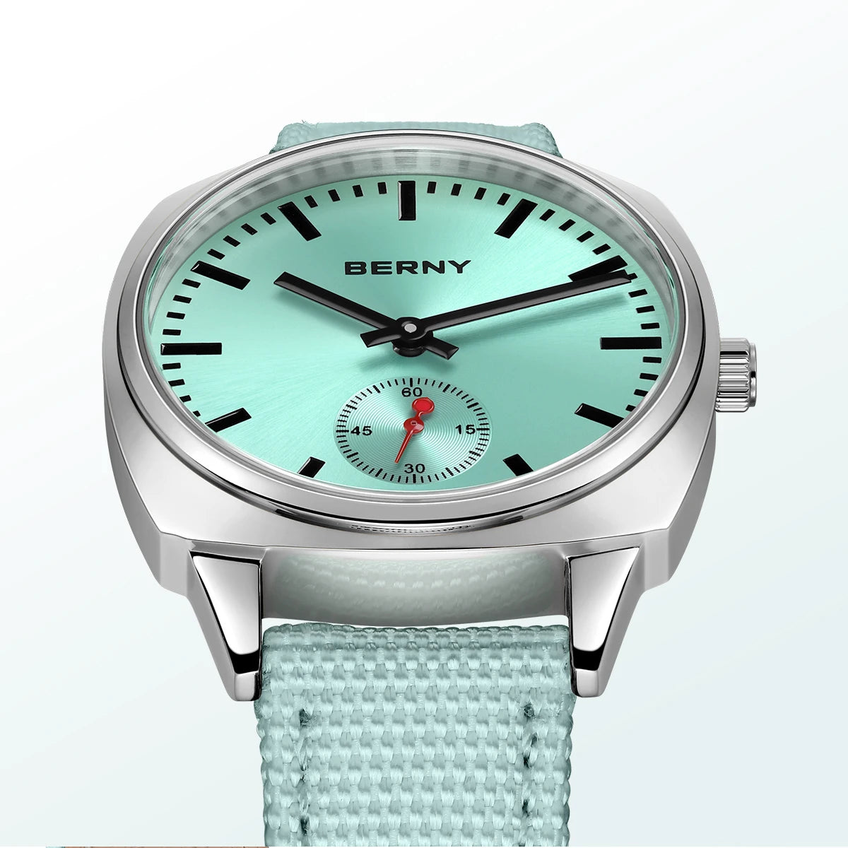 Ladies Railway Watch Canvas Women Wristwatch Quartz