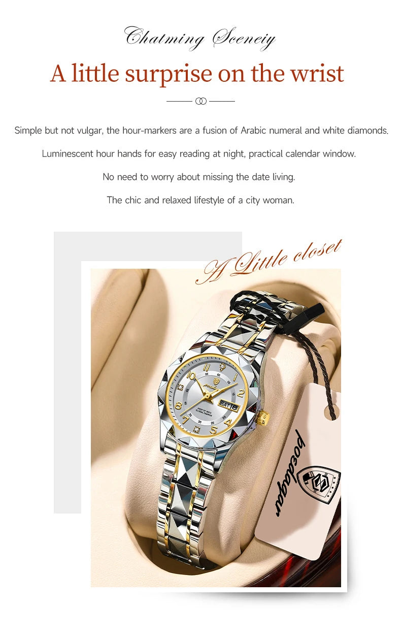 Top Fashion Women's Watches Luminous Elegant Ladies Watch