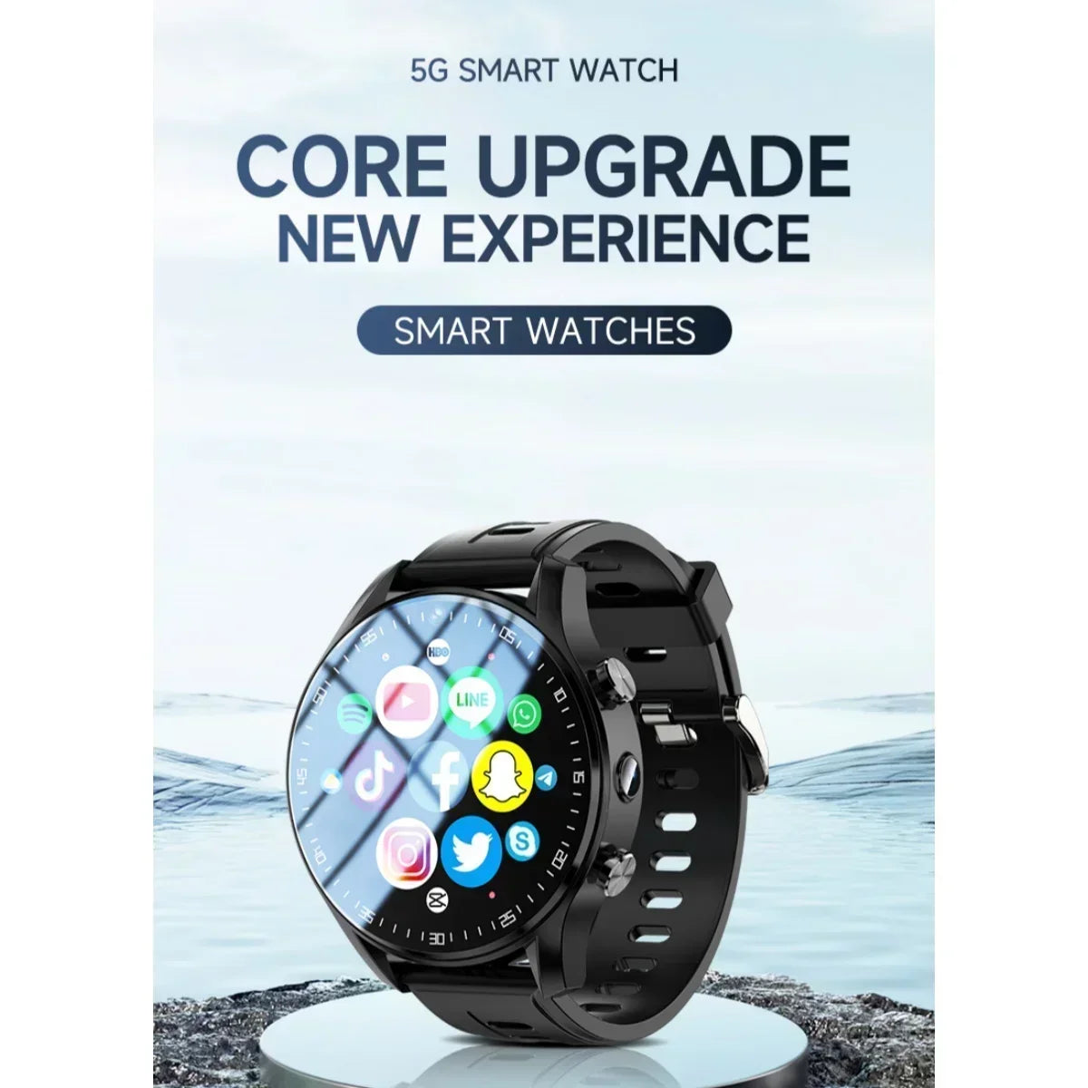SIM Dual camera Smartwatch A7128G 4G smartwatch for men