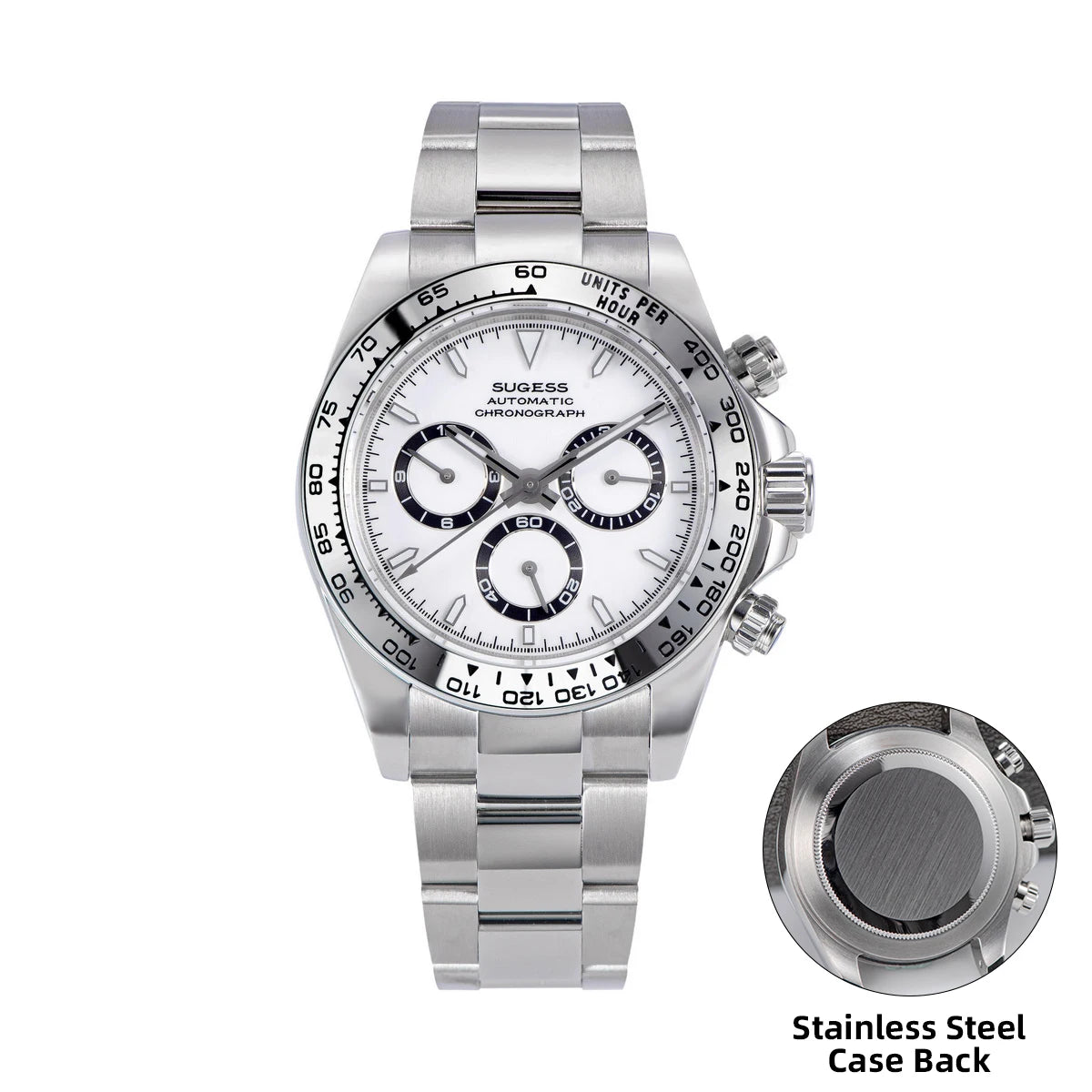 Diving Men Watch Panda Automatic Mechanical Chronograph
