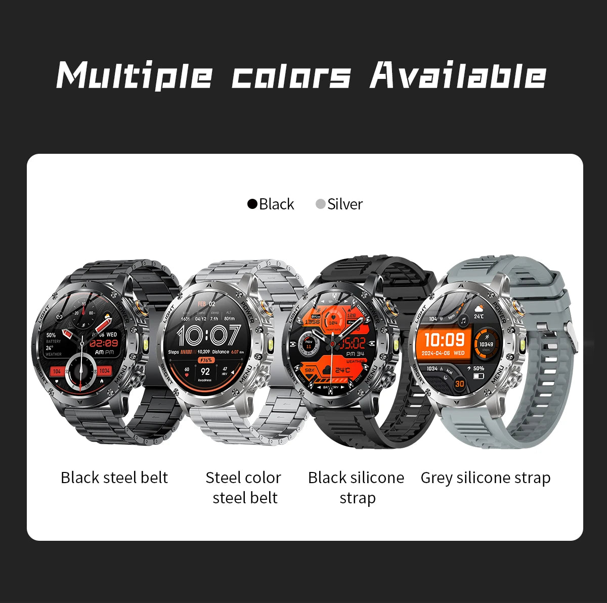 New GPS Outdoor Sports Smart Watch Men AMOLED Screen