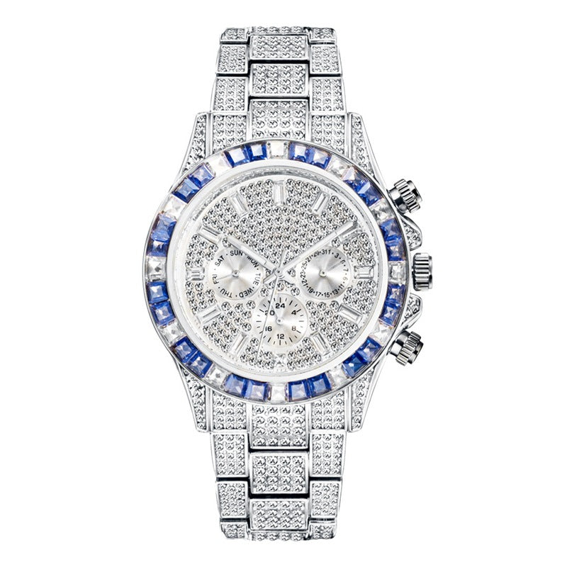 Women's Watch Disc Quartz Movement Simple Casual Business Steel Band