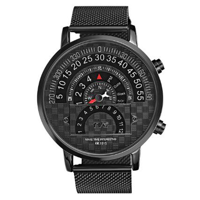 Casual Compass Watch Men's Electronic Watch