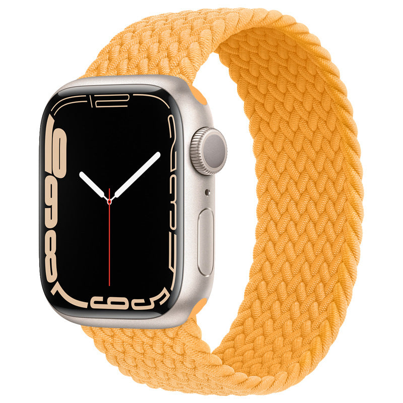 Watch Strap Elastic Nylon Strap Rainbow Braid
