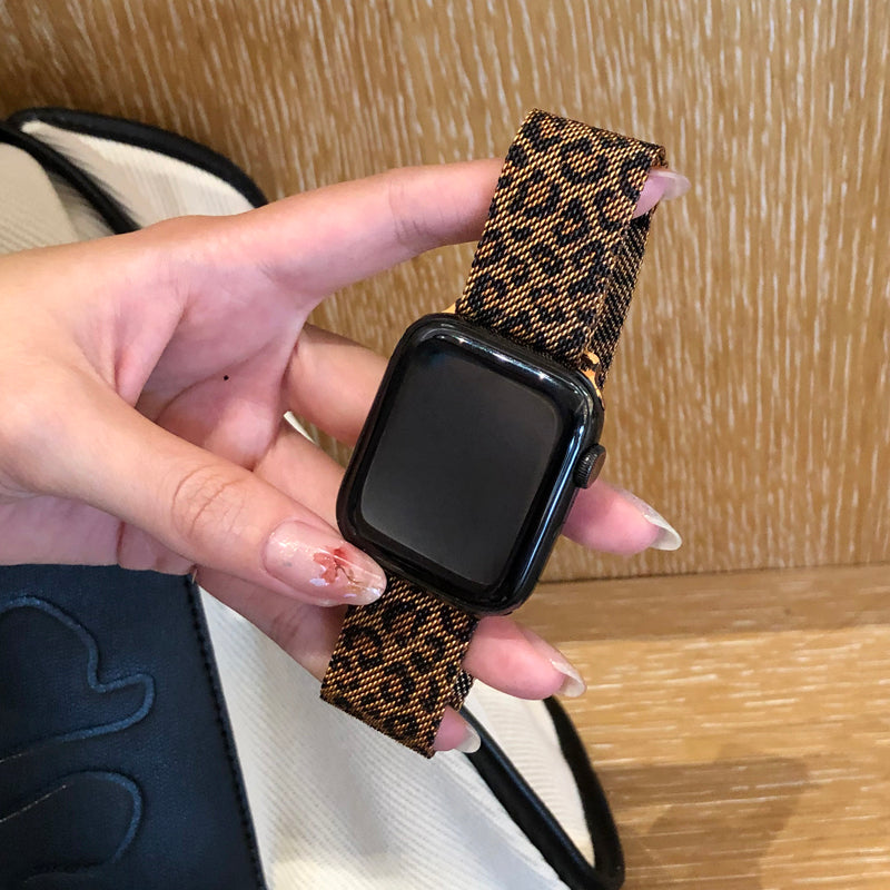 Leopard Print Girls' Ins Creative Watch Band