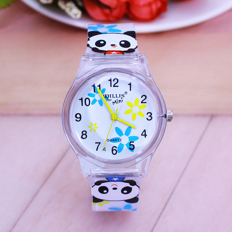 Male And Female Students Children Jelly Transparent Watch
