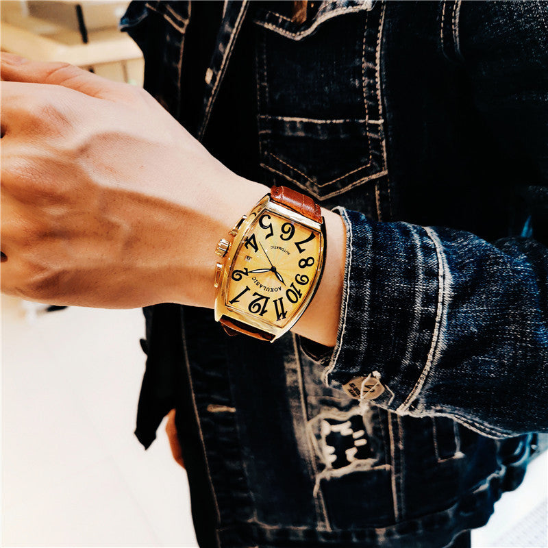 Fashion Skeleton Automatic Mechanical Men's Watch