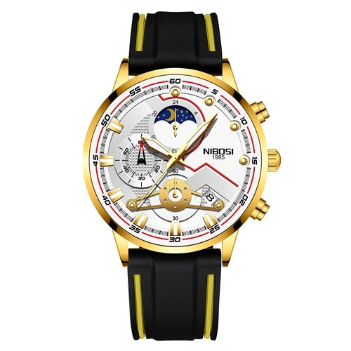 True Three Eyes Six Hands Quartz Men's Watch